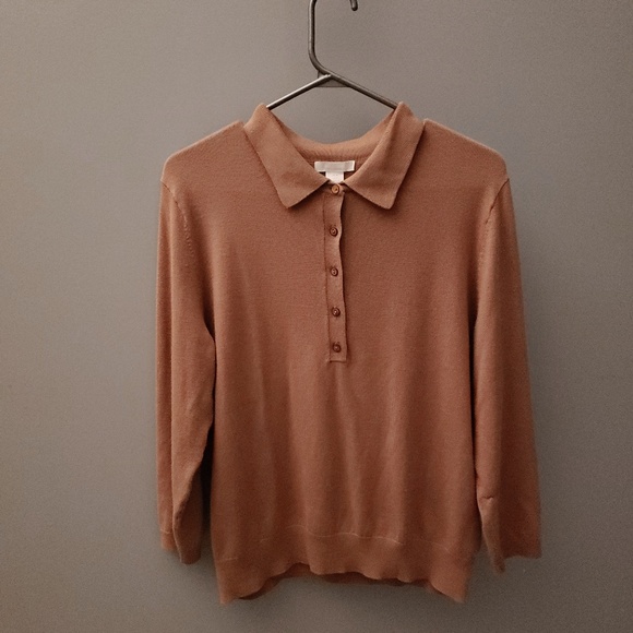 Beige 3/4th Buttoned Shirt - Picture 5 of 6